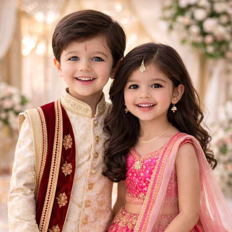 Dressing Traditions with Love: Kids & Family Ethnic Wear for Weddings and Festivals
