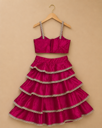 Raniya Tiered Lehenga Set