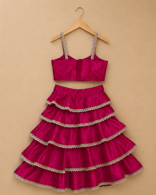 Raniya Tiered Lehenga Set