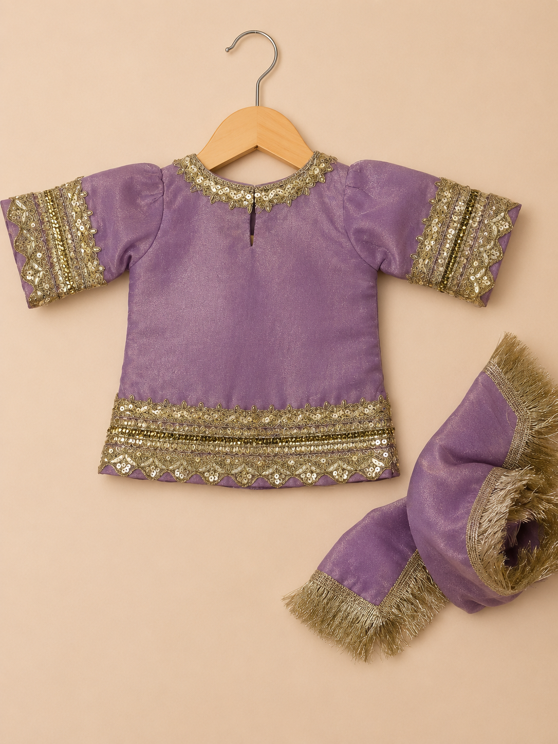 Lilac Noor Sharara Set