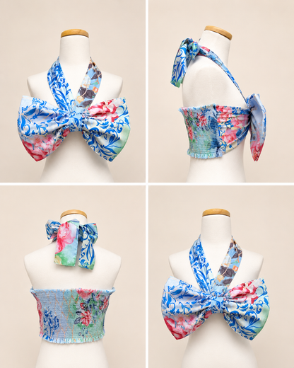 Rosabelle Bow Top & Skirt Set