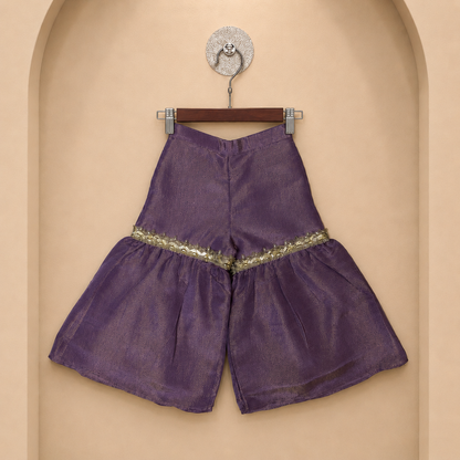 Lavender Princess Sharara Set