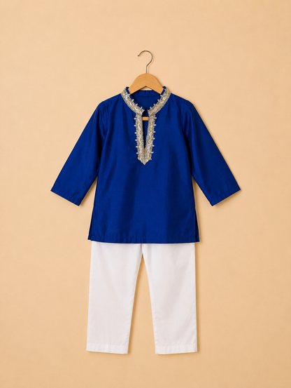 Noor Royal Blue Kurta Set