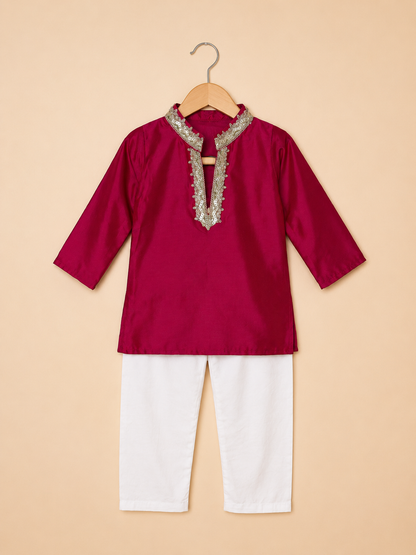Noor Rani Pink Kurta Set
