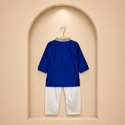 Royal Blue Kids Kurta Set